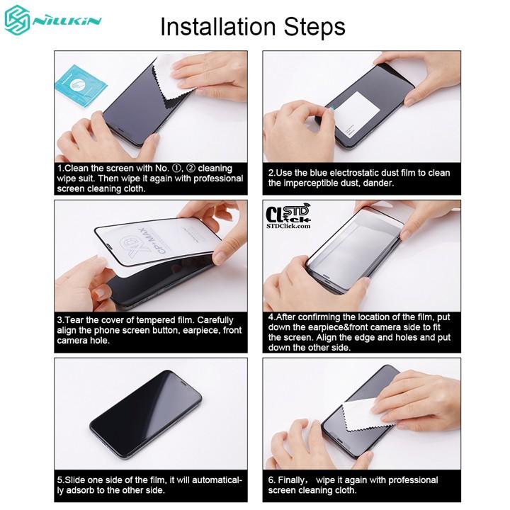 KÍNH CƯỜNG LỰC DÀNH CHO ĐIỆN THOẠI IPHONE 12 MINI - 12 - 12 PRO - 12 PRO MAX NILLKIN CP+PRO 2.5D