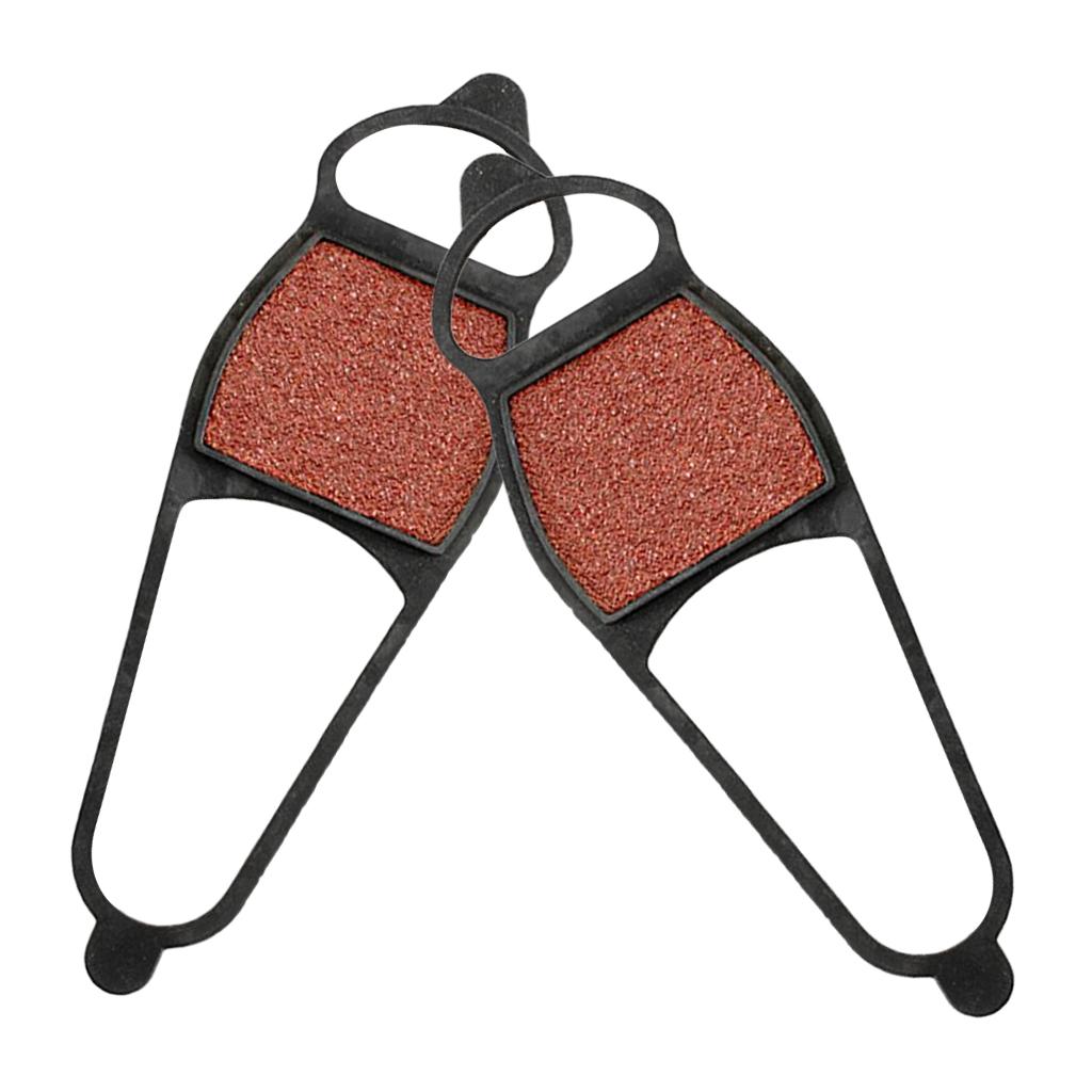 2 Pcs Ice Snow Non-Slip Spikes Shoes Boots Grippers Crampon Walk Cleats