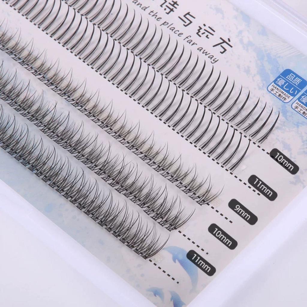Mi đuôi cá, mi chữ A, trụ, katun, xương cá các mẫu mi mới mix size , kiểu mẫu mới 2022.