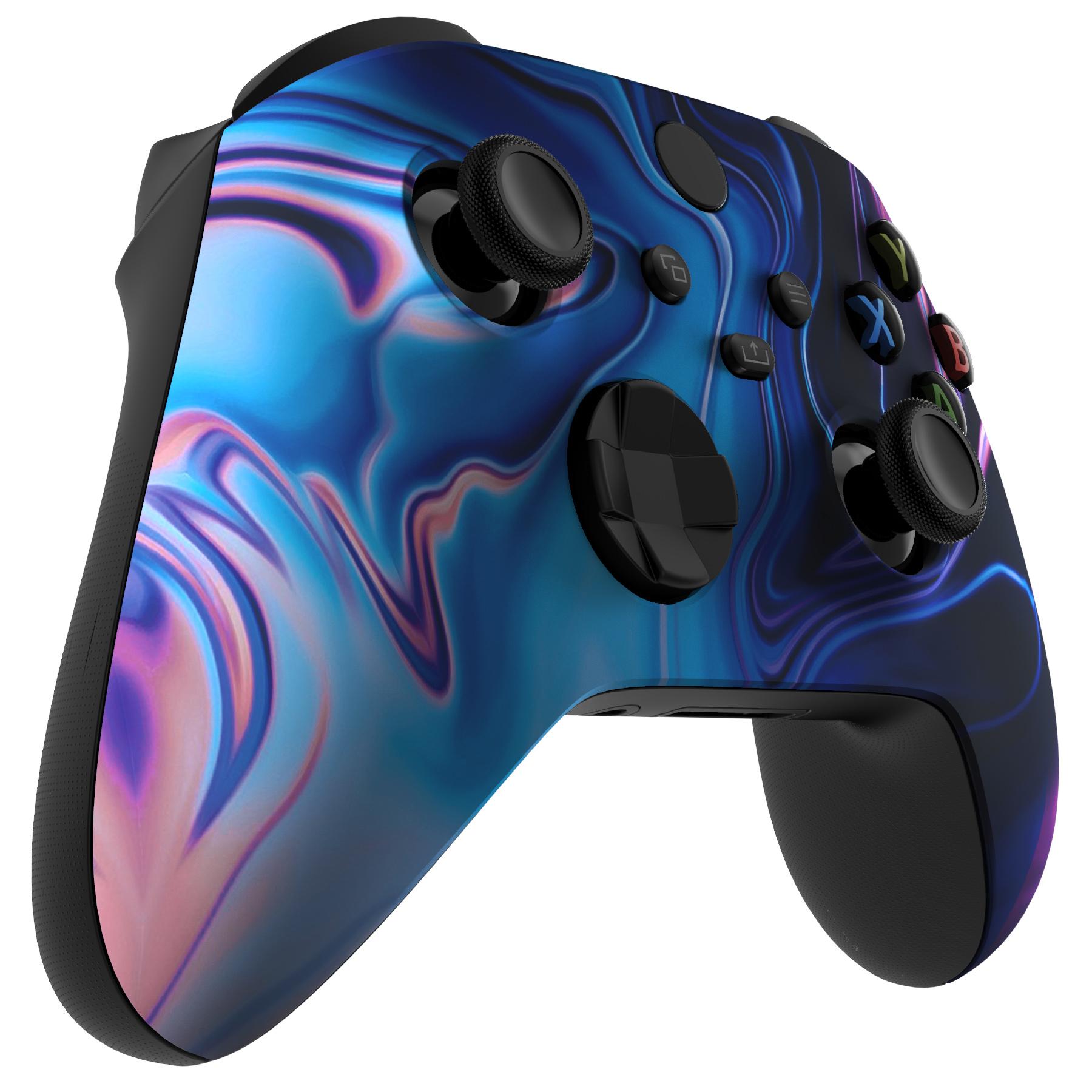 Vỏ ngoài thay thế eXtremeRate Mặt nạ vỏ tùy chỉnh cho bộ điều khiển X-box Series S - KHÔNG bao gồm bộ điều khiển Màu sắc: Green Weeds