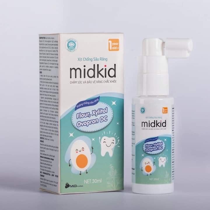 Xịt chống sâu răng Midkid 30ml