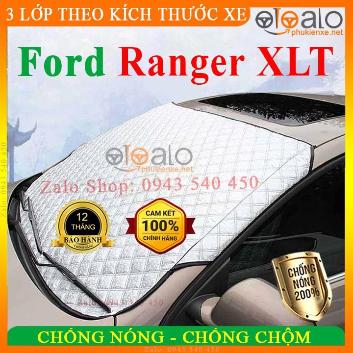 Tấm che chắn nắng kính lái ô tô Ford Ranger XLT CAO CẤP 3 Lớp Chắn Nắng Cản Nhiệt