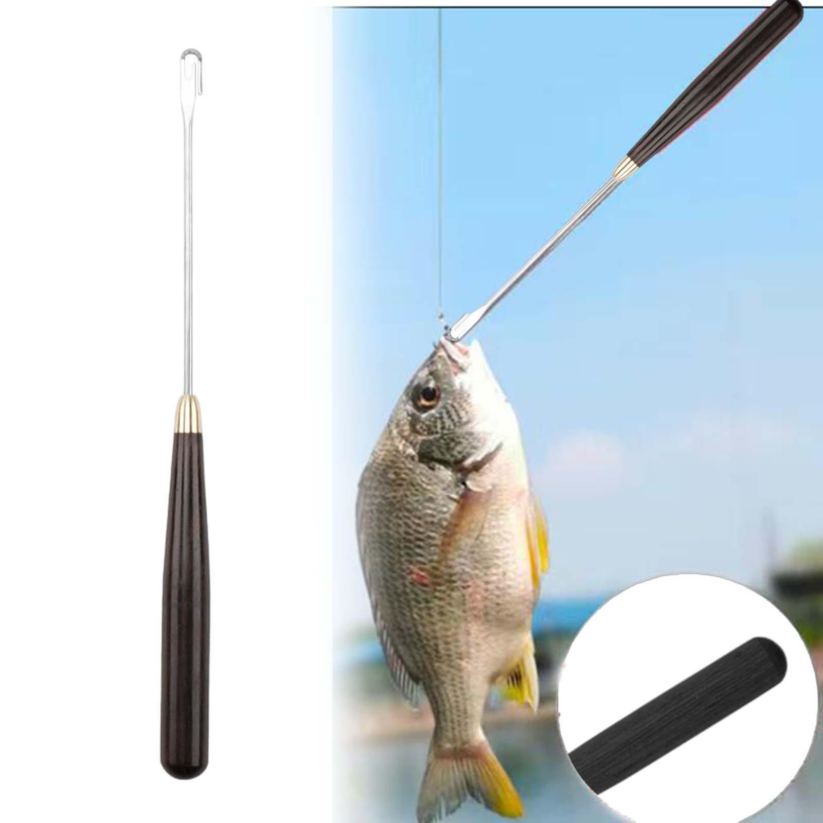 2pcs Stainless Steel Fish Hook Remover Disgorger Fishing Tackle Practical