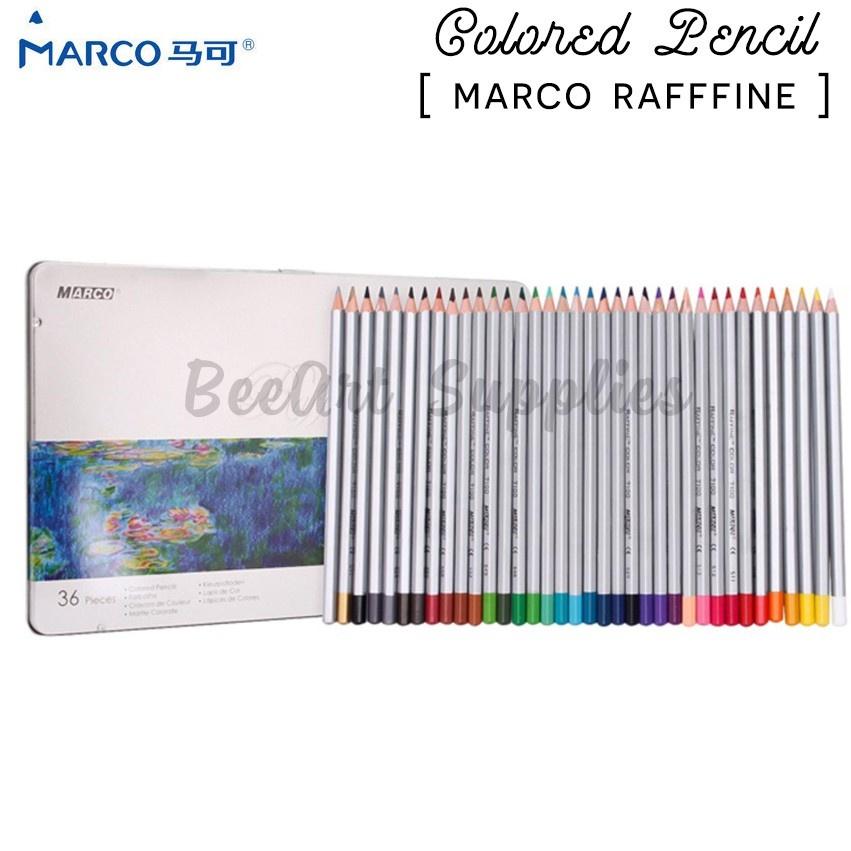 Bút chì màu MARCO RAFFINE Set 12/24/36 mầu chì cao cấp - TIỆM NHÀ MILK