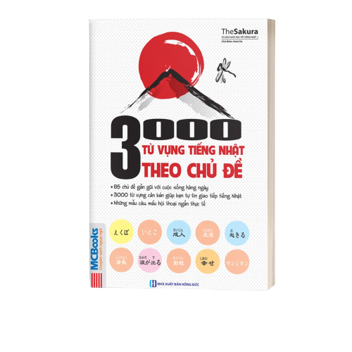 Sách - 3000 Từ Vựng Tiếng Nhật Theo Chủ Đề