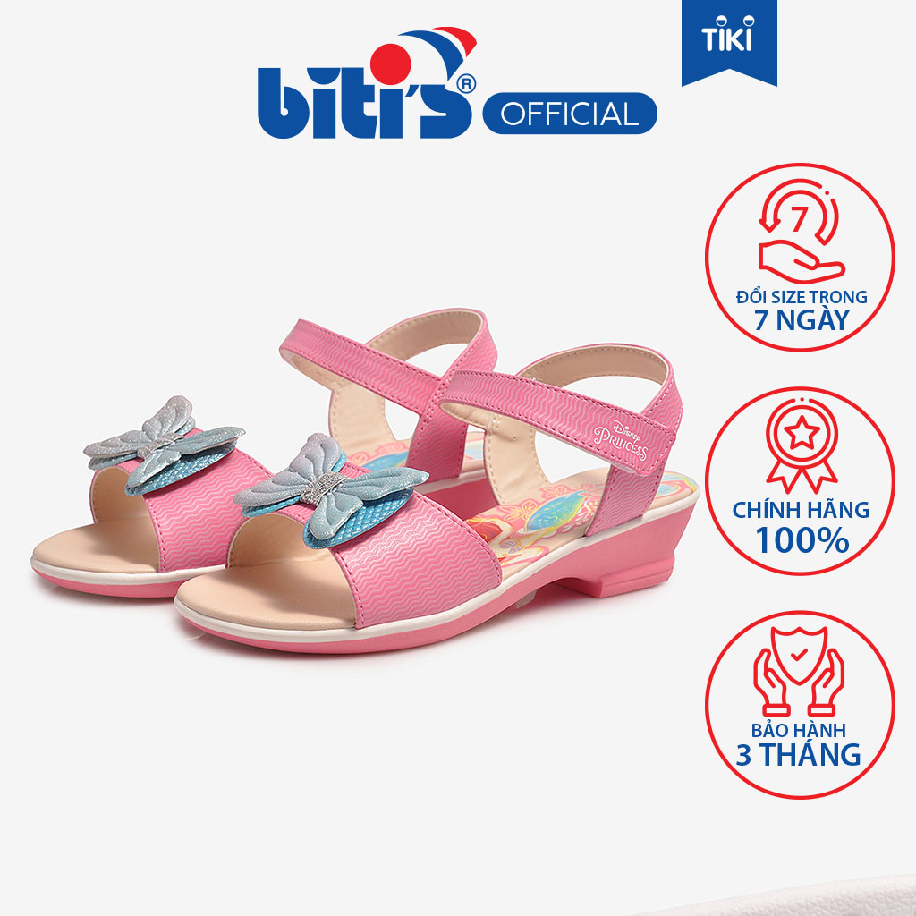 Sandal Si - TPR Disney Bé Gái Biti's BTG000197HOG (Hồng)