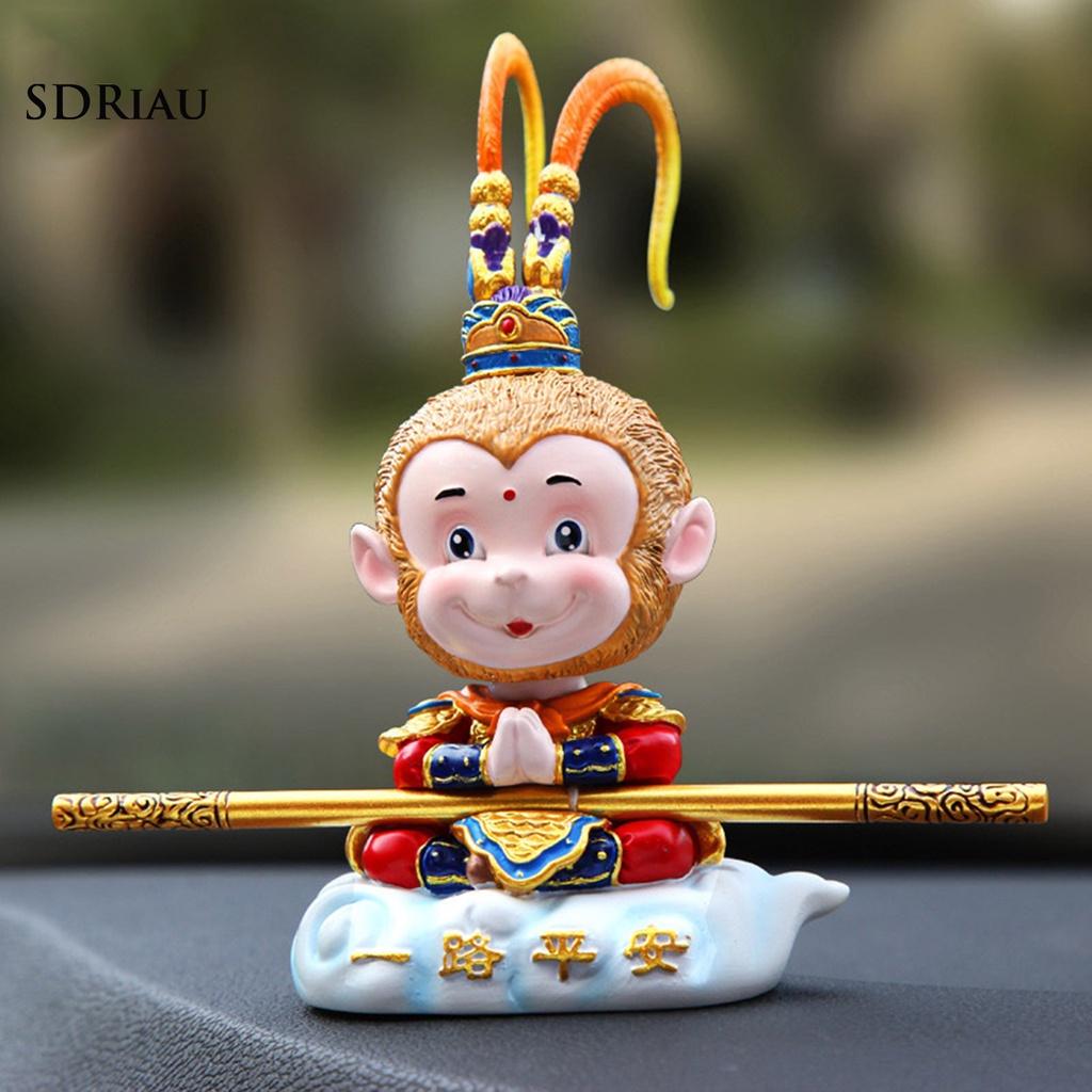 Mô Hình Chú Khỉ Hoạt Hình Mini Trang Trí Xe Hơi