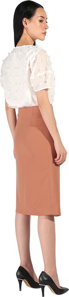 Chân Váy Nữ Midi Đắp Vạt Lệch De Leah