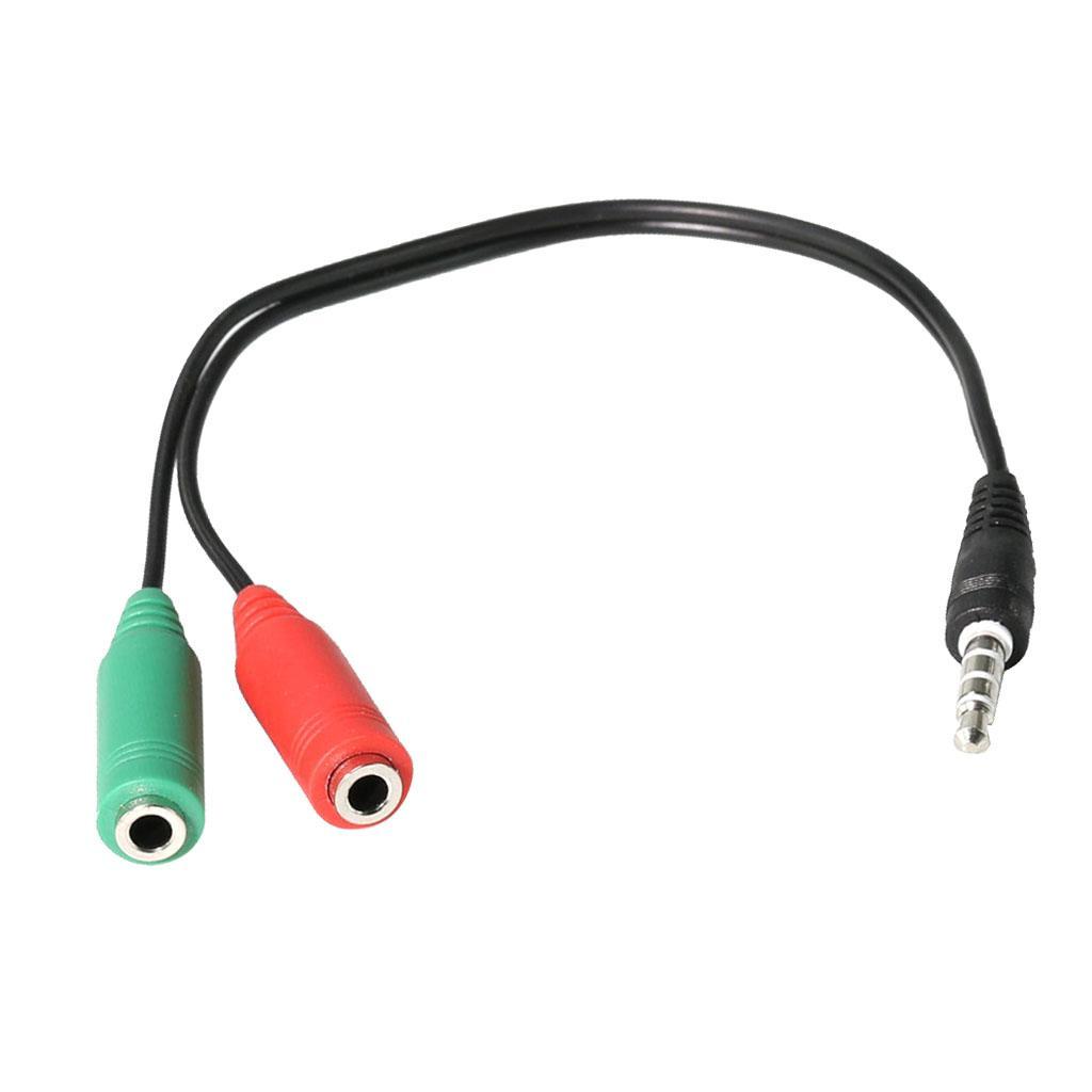 3.5 mm Stereo Audio Y Splitter 1 Male to 2 Female Cable Adapter for Phone