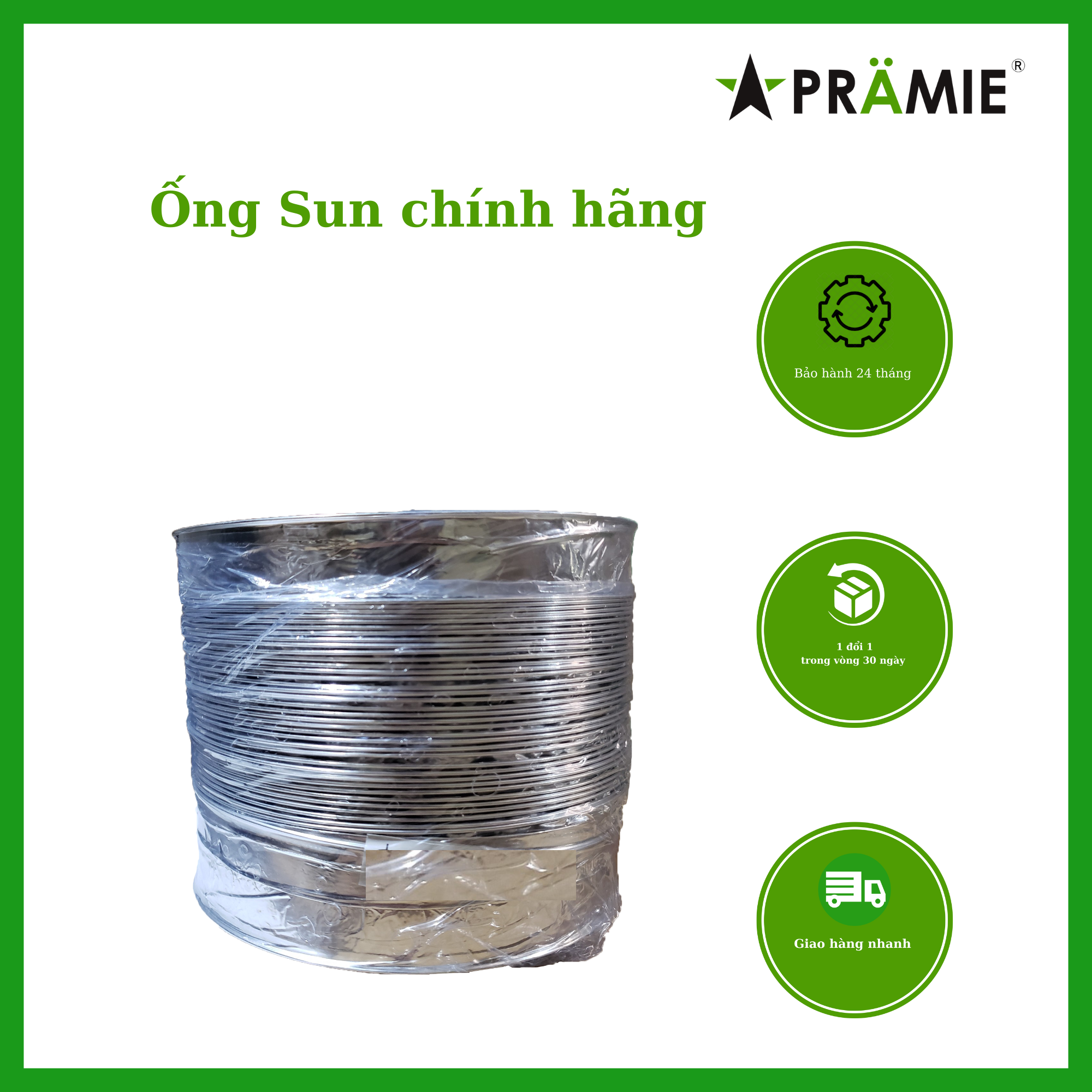 Ống Bạc Máy Hút Mùi Hàng Chính Hãng Nhập Khẩu [1.5M