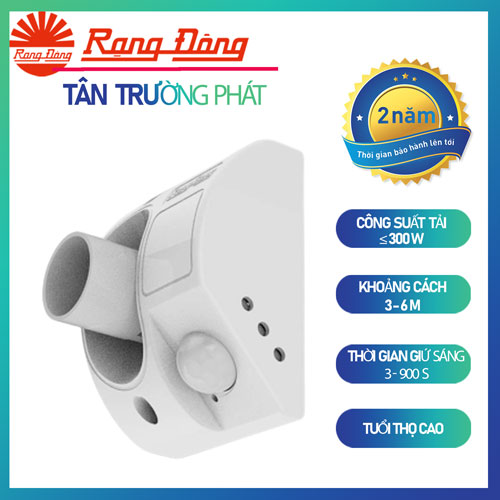 Đui đèn cảm biến Rạng Đông Model: ĐCB01.PIR E27/300W