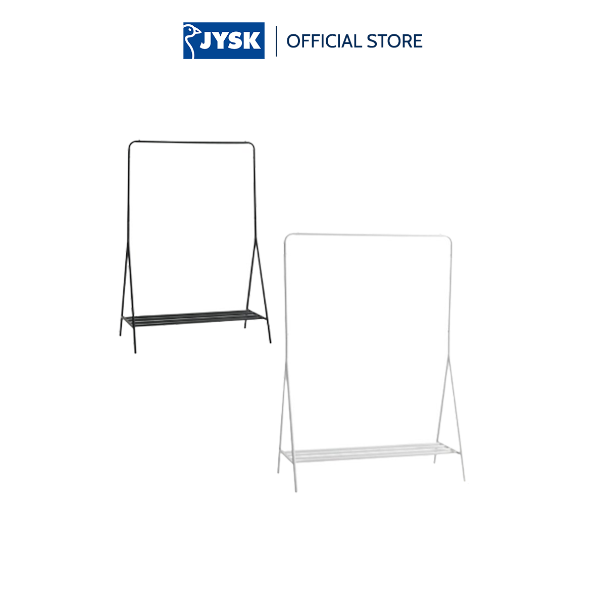 Giá treo quần áo | JYSK Lyngdal | thép | nhiều màu | R110xS55xC155cm