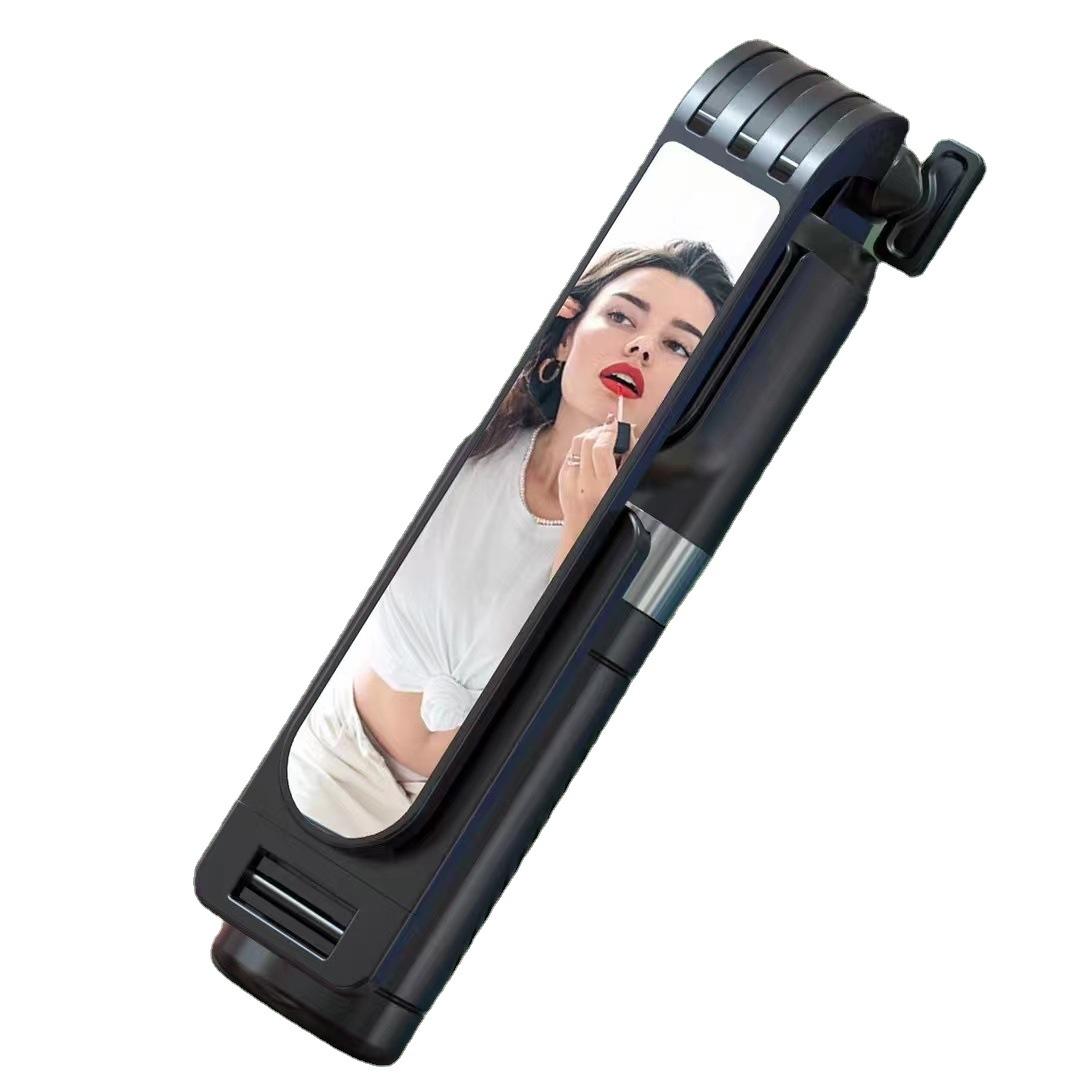 Giá thấp nhất Gương mini Zeqi C907 Gậy chụp ảnh tự sướng trực tiếp có ánh sáng lấp đầy Cần điều khiển từ xa bluetooth giá đỡ máy tính để bàn