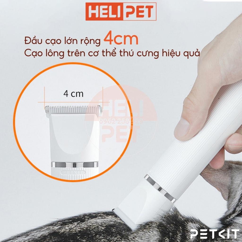 Tông Đơ Cắt Tỉa Cạo Lông Chó Mèo Petkit PRO 2023 2in1 - HeLiPet