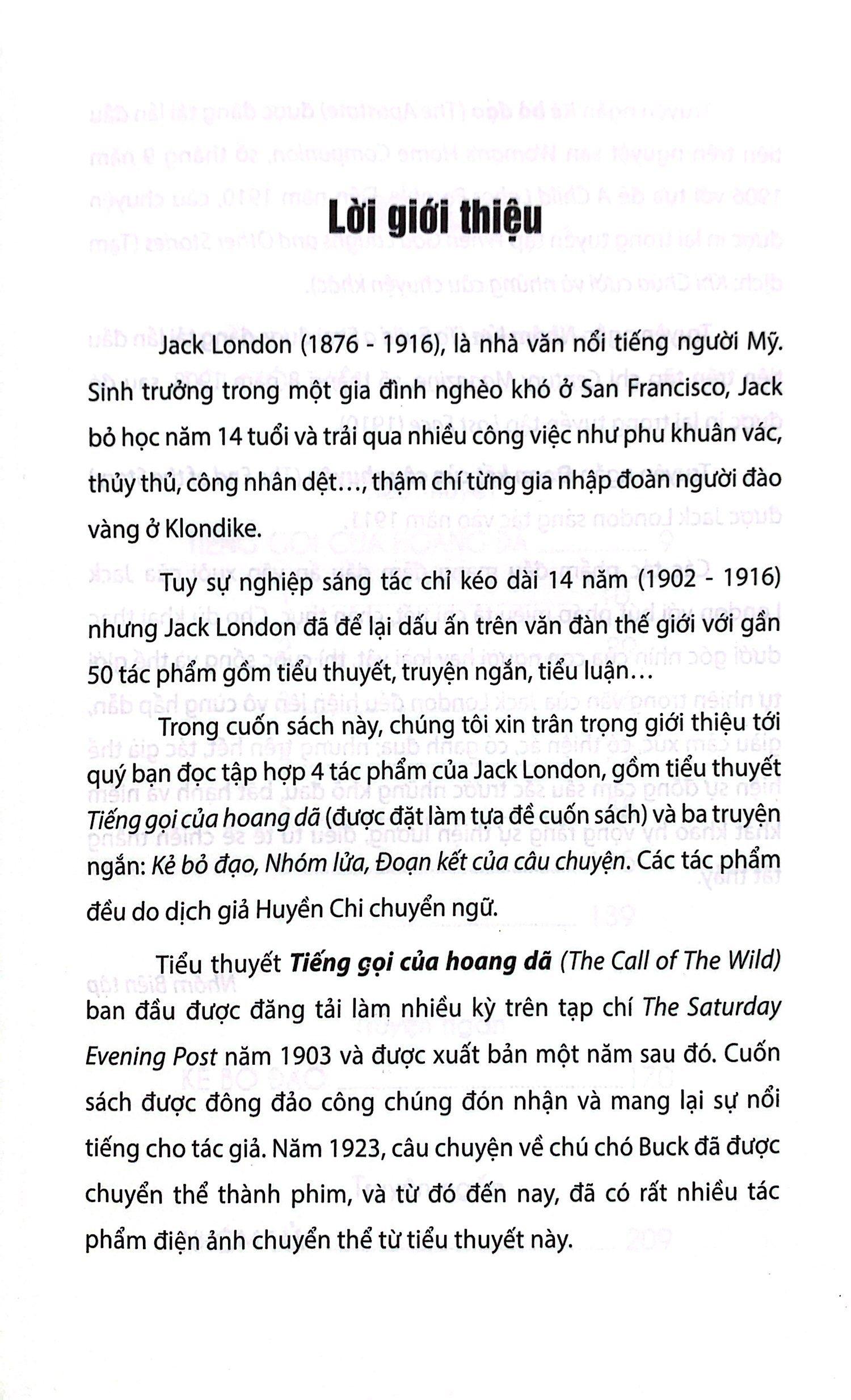 Tiếng Gọi Của Hoang Dã - Bìa Cứng