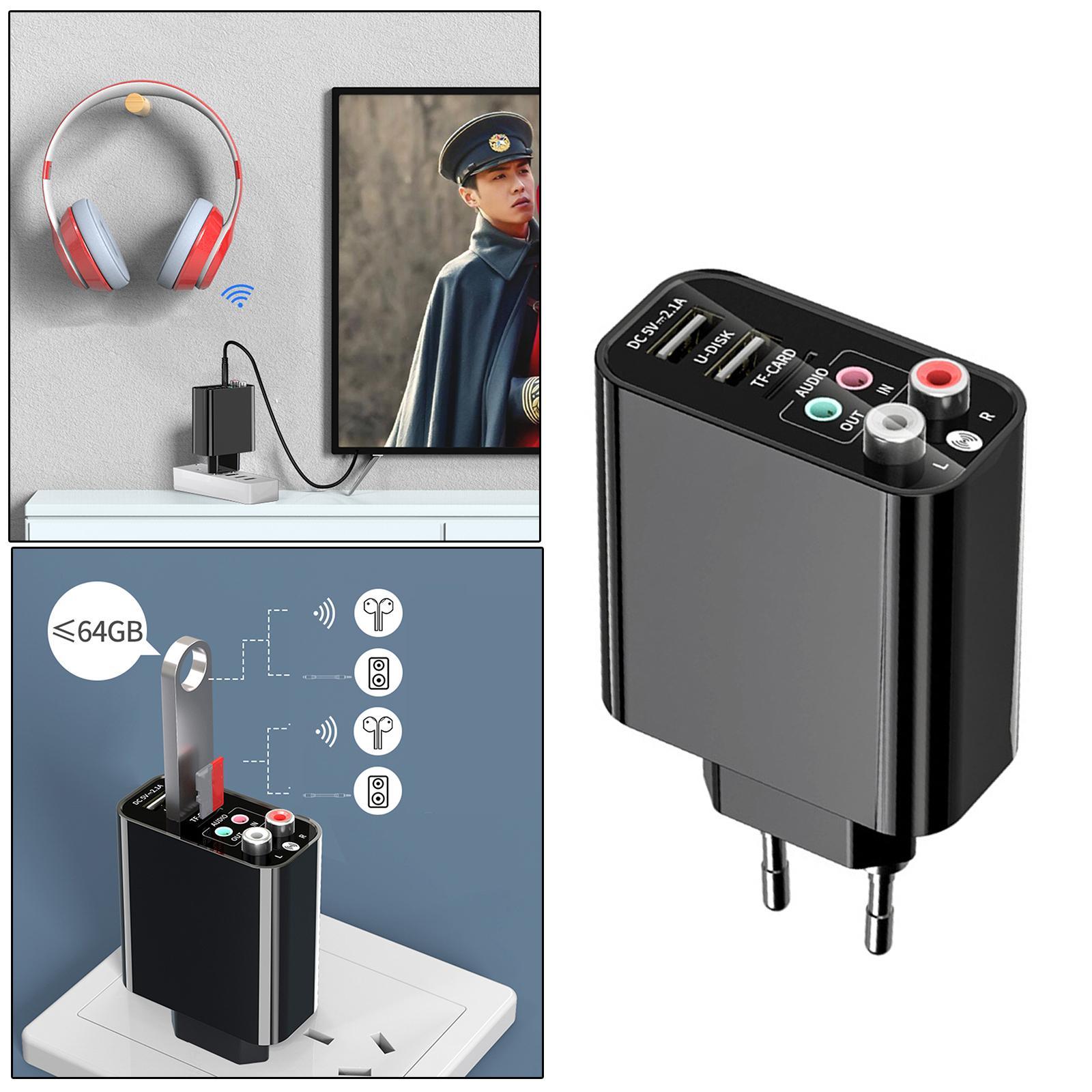 Bluetooth Adapter Receiver  EU Plug Remote Control