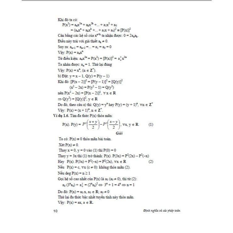 Sách - Chuyên Khảo Đa Thức - Bồi Dưỡng Học Sinh Giỏi Chuyên Toán - Dùng Chung Cho Các Bộ SGK Hiện Hành - Hồng Ân
