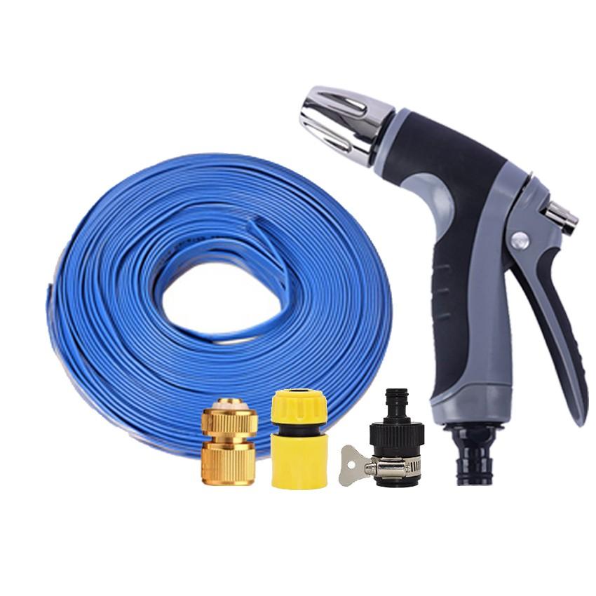 Bộ dây và vòi xịt rửa xe tưới cây tăng áp 20M(cút đồng nối 713-1) 206817