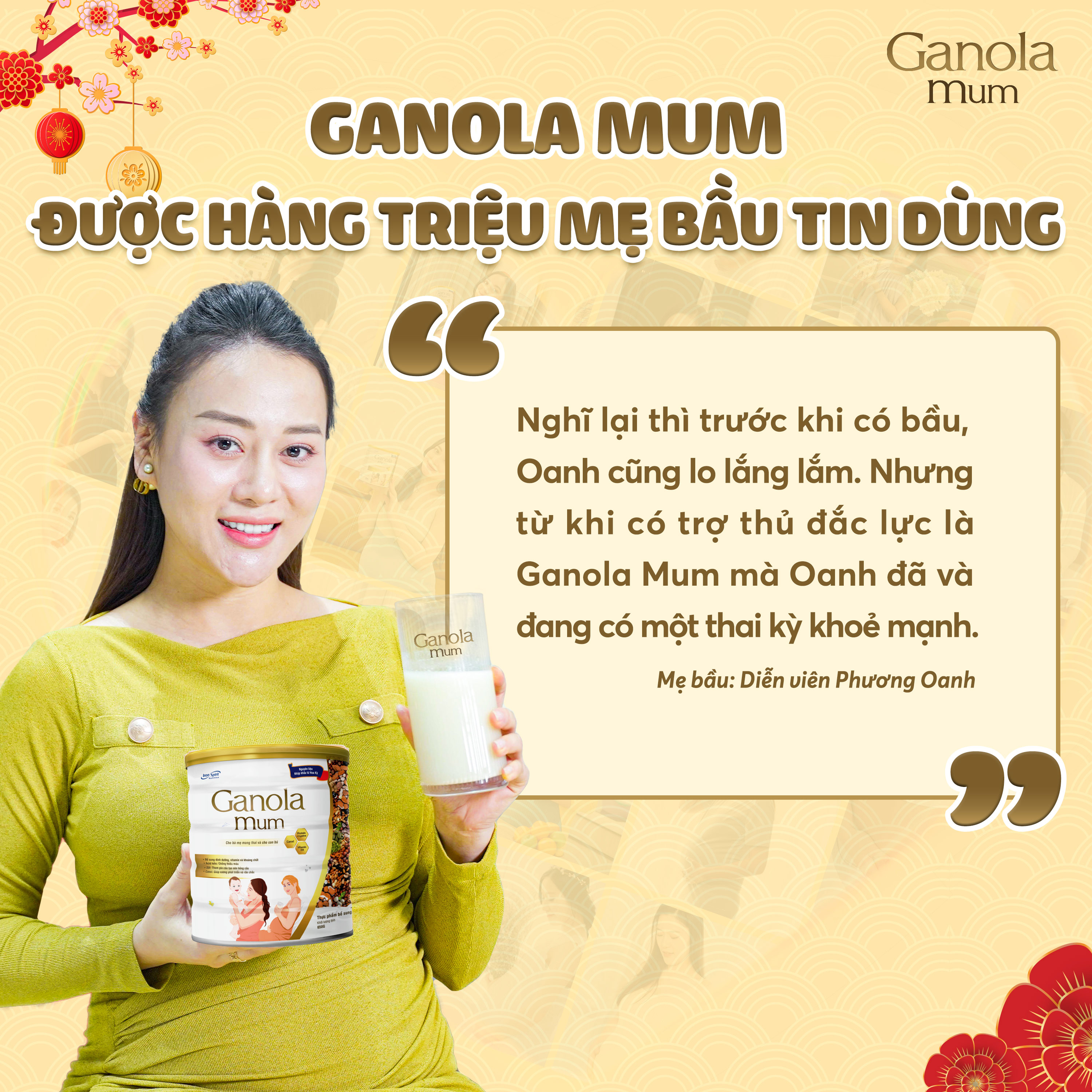 ( Mua 3 Tặng 1 Hộp Giấy 300G ) Dinh Dưỡng Từ Hạt Ganola Mum Bổ Sung toàn Diện Cho Mẹ Bầu