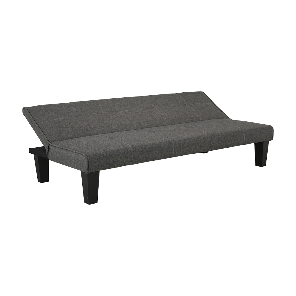 Ghế sofa giường đa năng DAY DREAM khung gỗ, đệm bọc vải XÁM ĐẬM, tựa lưng ngả 3 cấp độ | Index Living Mall - Phân phối độc quyền tại Việt Nam
