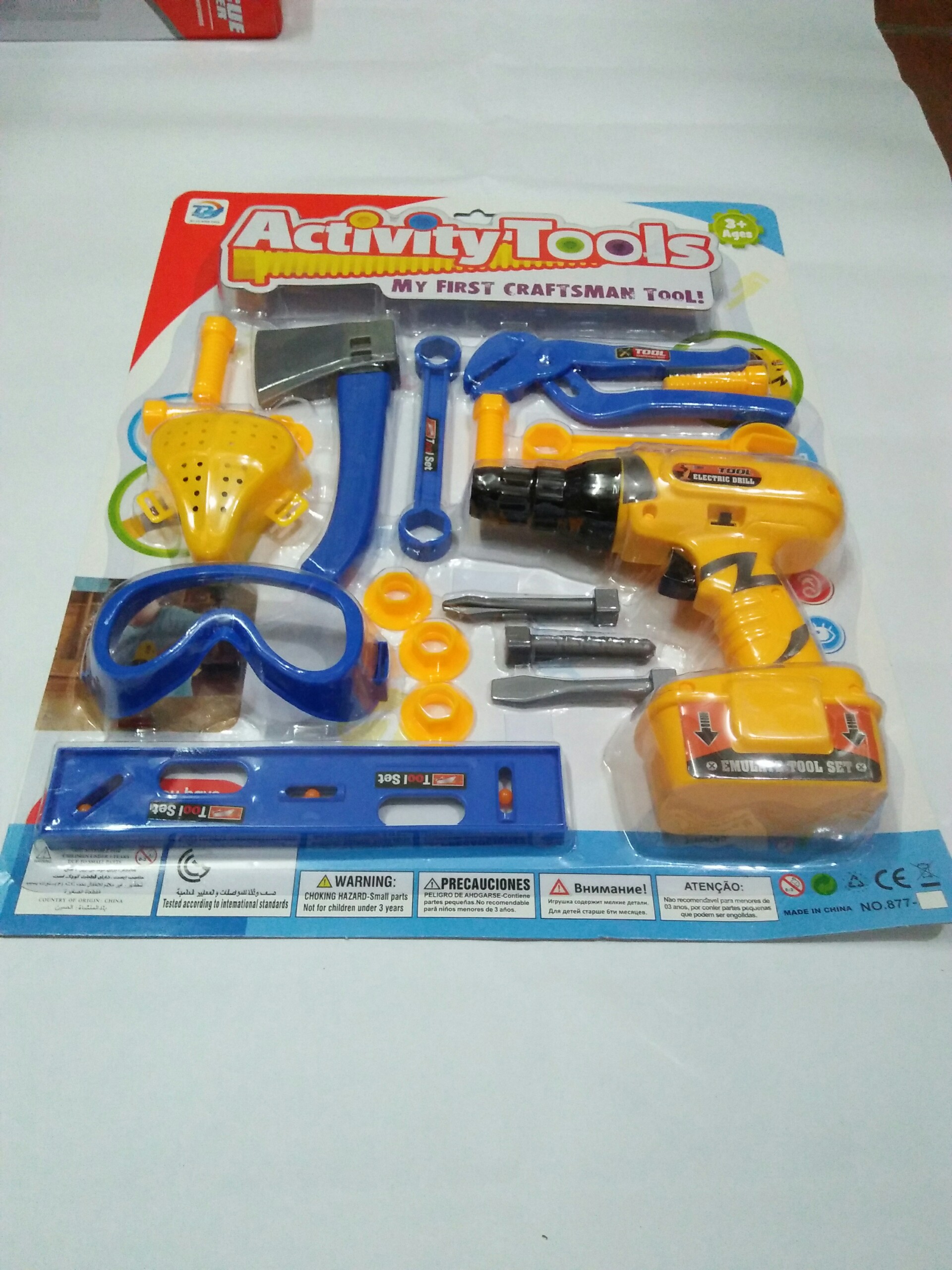 Bộ đồ chơi mô hình dụng cụ cơ khí có máy khoan bằng nhựa