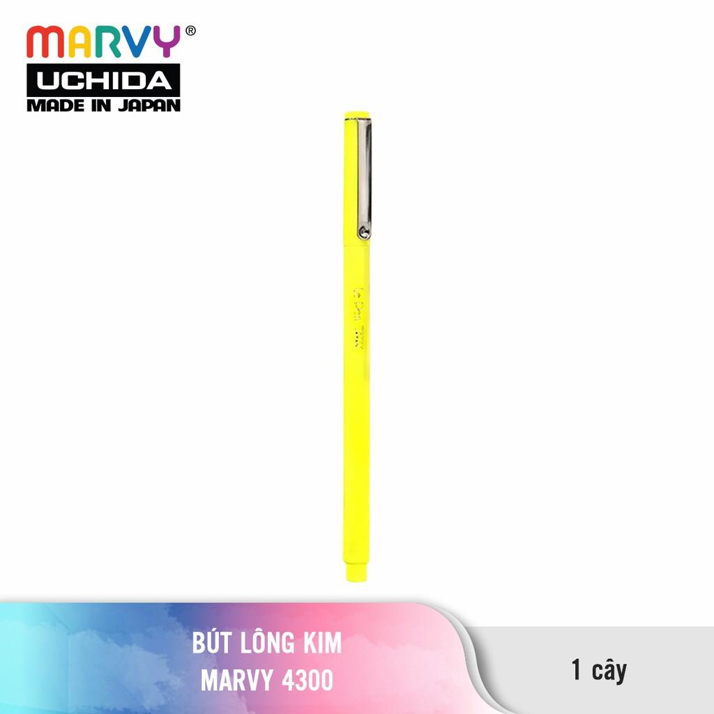 Bút lông kim luyện viết chữ đẹp MARVY Le Pen 4300 ngòi 0.3mm (màu dạ)