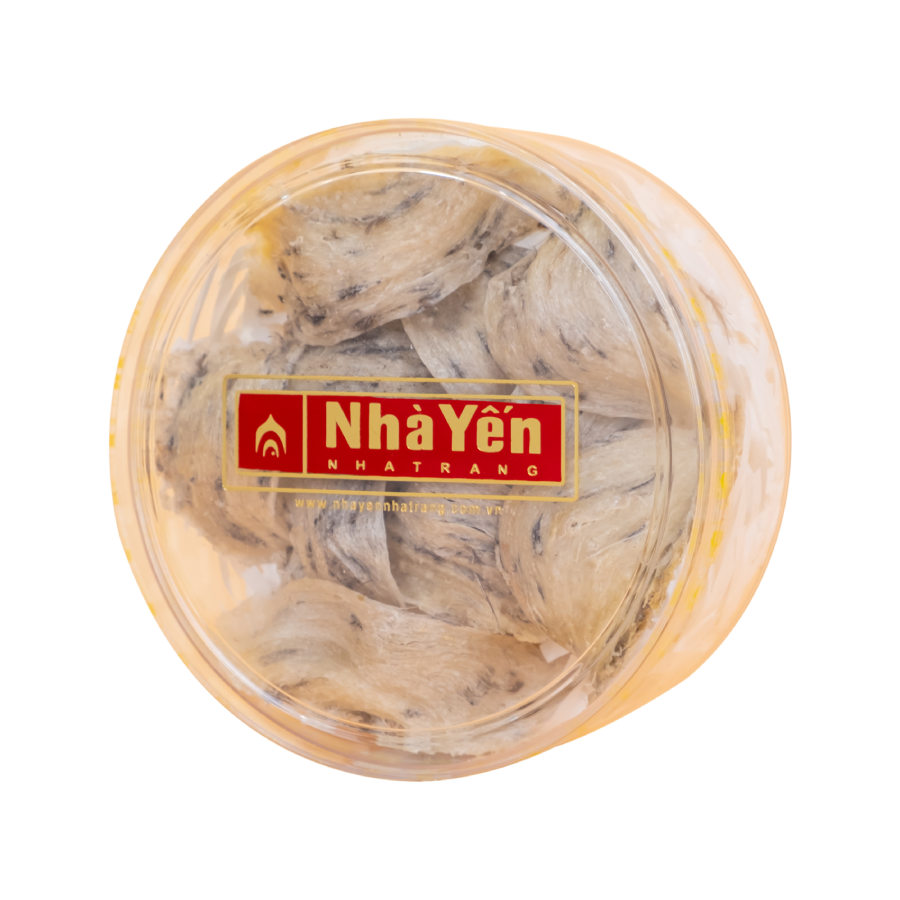 Tổ Yến Trắng Thô - Nhà Yến Nha Trang - Loại Chất Lượng 49 - Hộp 100 Gram - Tổ Yến Nguyên Chất - Tổ Yến Thô - Hàng Chính Hãng