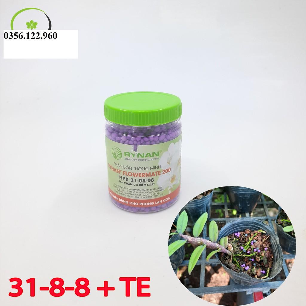 PHÂN BÓN TAN CHẬM THÔNG MINH CÓ KIỂM SOÁT RYNAN FM 200 dành cho lan con