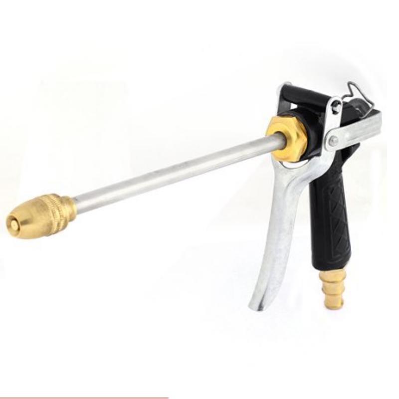 Bộ dây vòi xịt nước rửa xe,tưới cây .tăng áp 3 lần,loại 3m,5m 206318 đầu đồng,cút,nối nhựa đen+ tặng đai