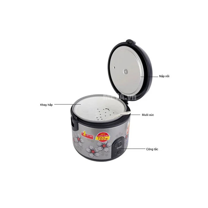 Nồi Cơm Điện Sharp KS-NR191STVSS - Hàng chính hãng