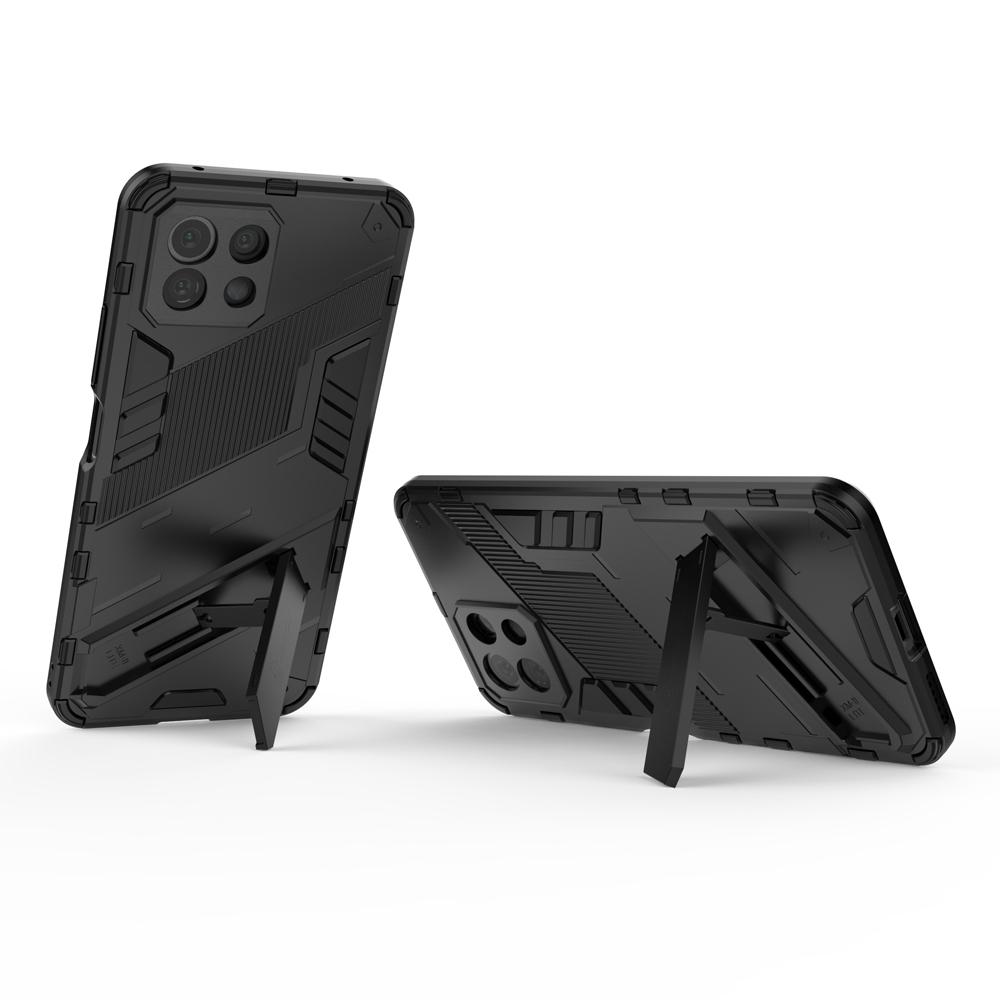 Ốp lưng cho Xiaomi 11 Lite, Ốp chống sốc Iron Man PUNK cao cấp kèm giá đỡ cho Xiaomi 11 Lite 5G NE