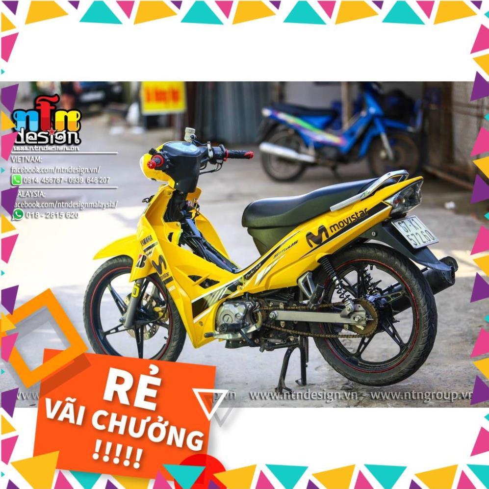 Tem Rời Sisius Mẫu Movistar Vàng Đen