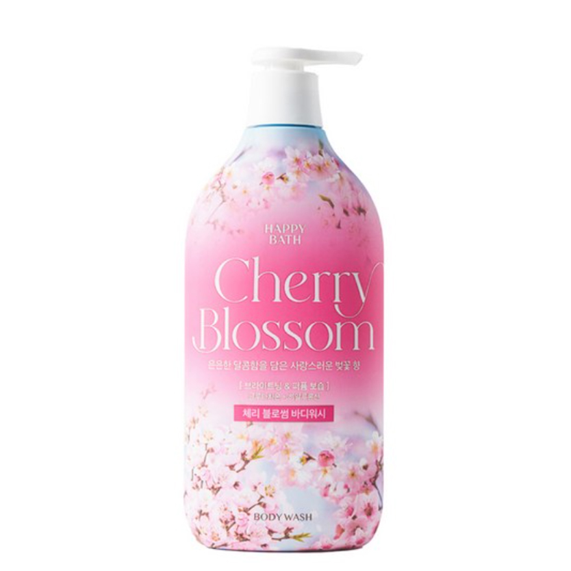 Sữa tắm nước hoa dưỡng trắng da, cấp ẩm Happy Body Wash Hàn Quốc 900g