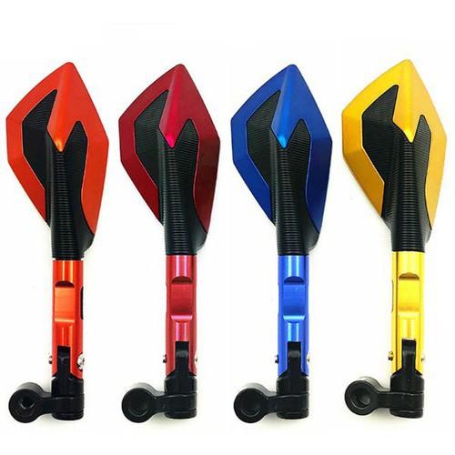 Cặp gương chiếu hậu 5 cạnh kiểu ninja lắp xe máy , xế điện siêu ngầu phong cách thể thao mẫu mới
