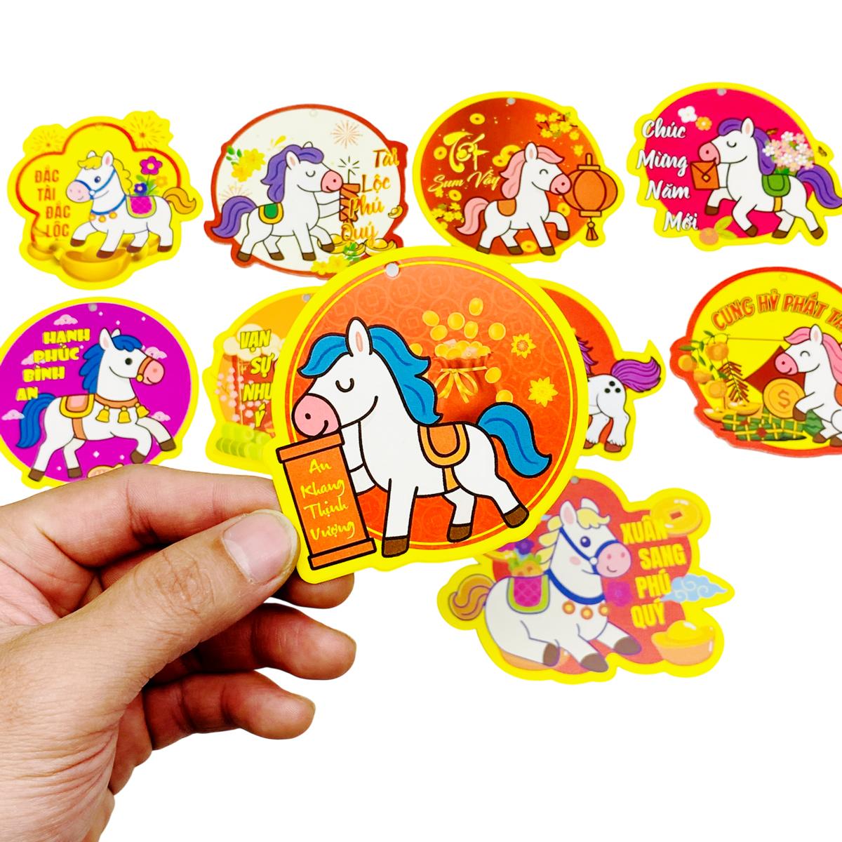 Bộ 10 Thẻ Treo Tết Bính Ngọ 2026 - Teenage 02