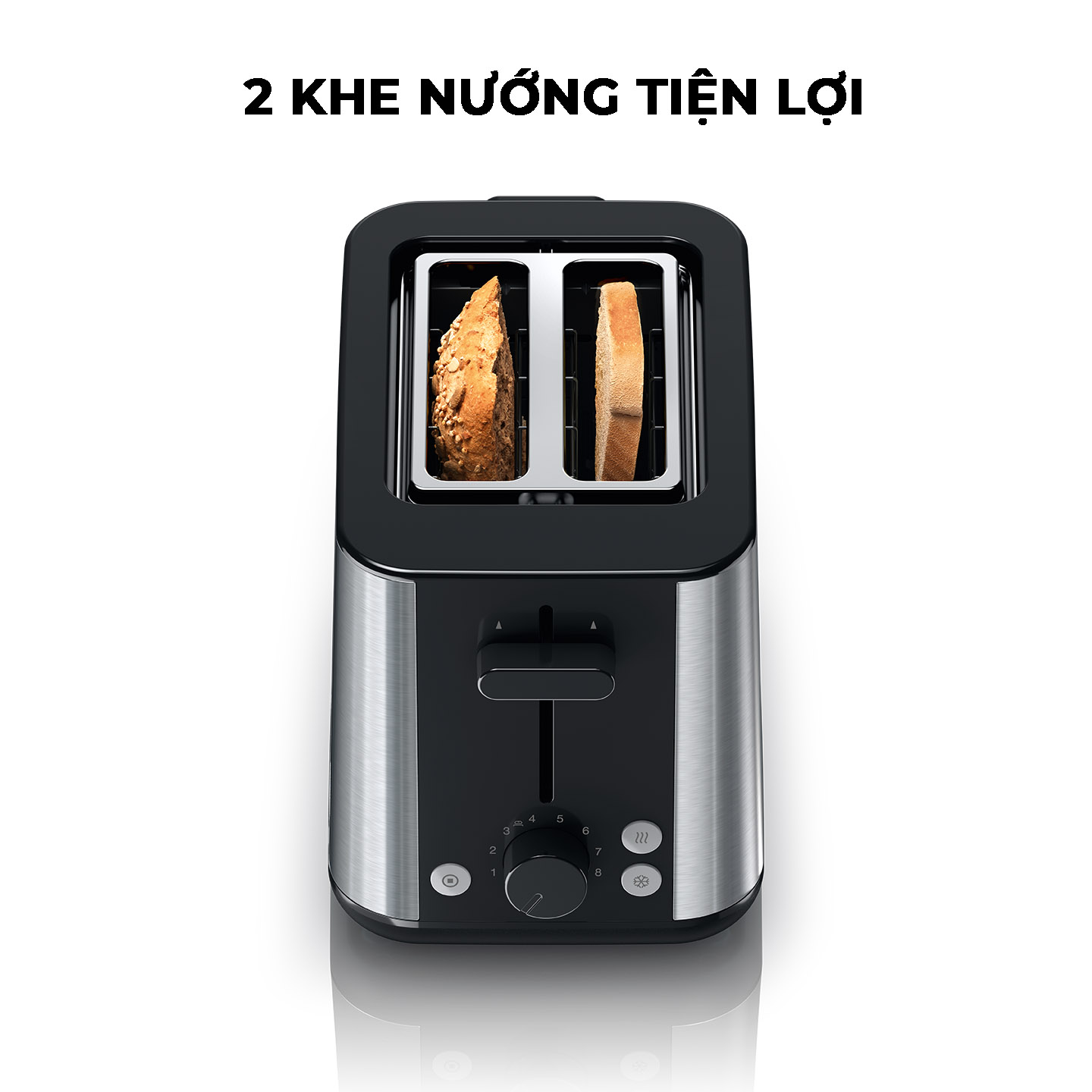 Hình ảnh Máy nướng bánh mì Braun HT1510BK-Hàng chính hãng