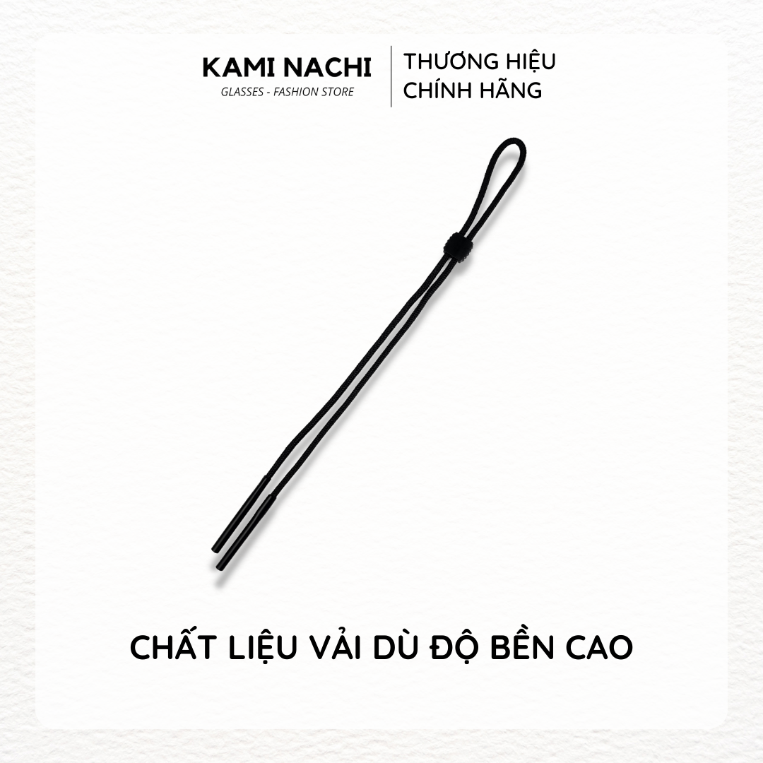 Dây đeo giữ kính KAMI NACHI chất liệu vải dù có lớp đệm silicon chuyên dụng chống rơi kính