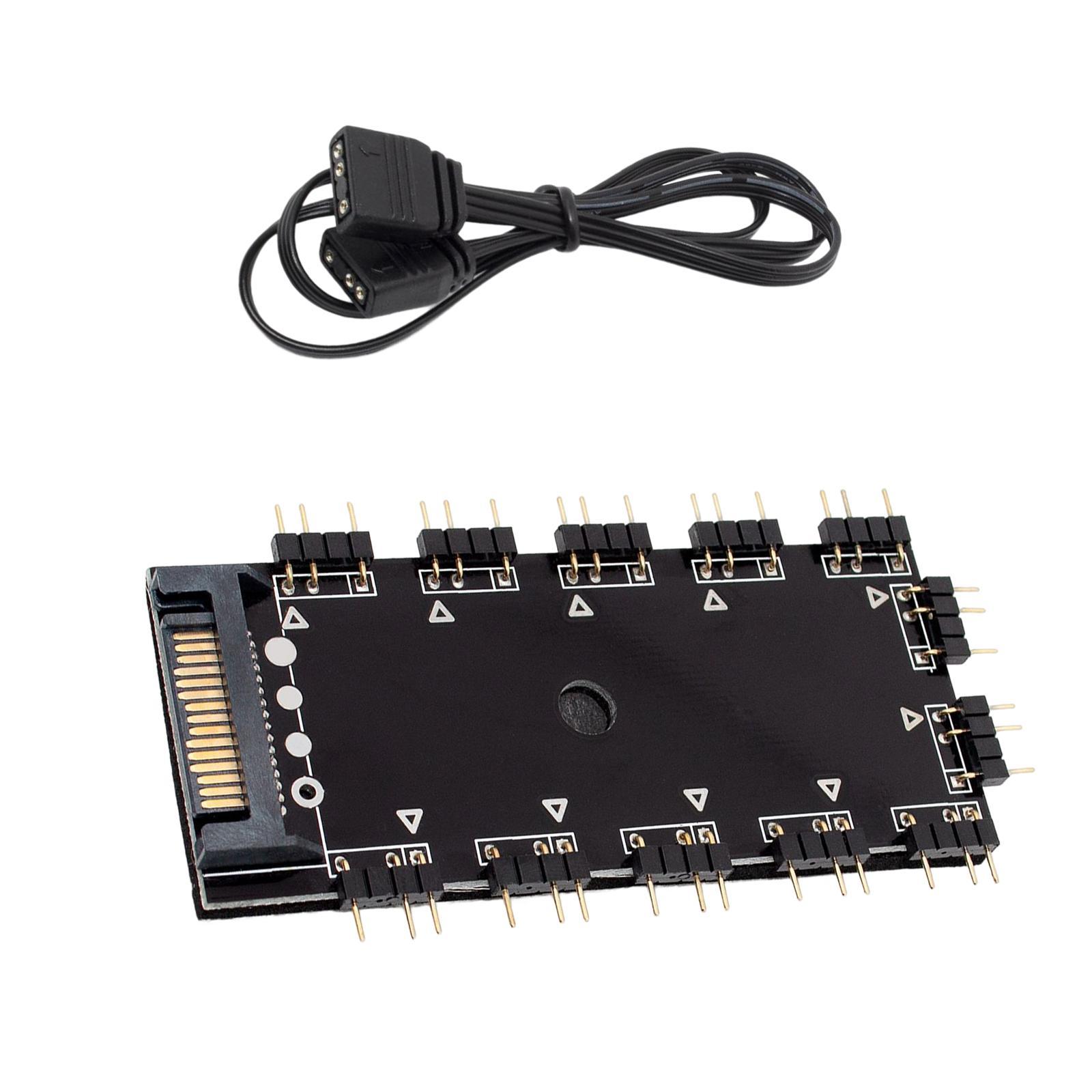 ARGB Splitter 5V 3Pin with Extension Cable Interface for LED Controller
