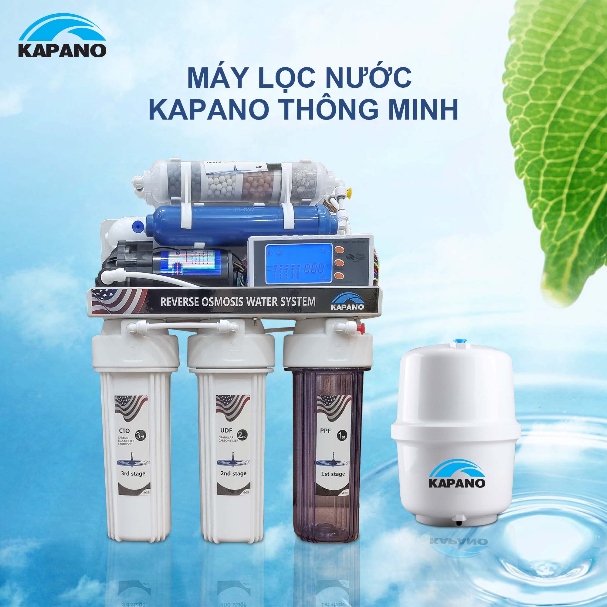 Máy lọc nước RO thông minh Kapano - Hàng chính hãng