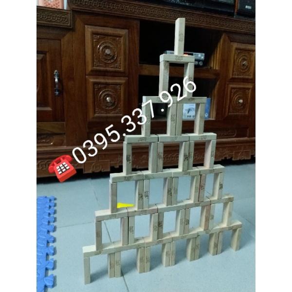 100 thanh gỗ xếp Jenga#gỗ rút#domino# hàng chọn lọc kỹ