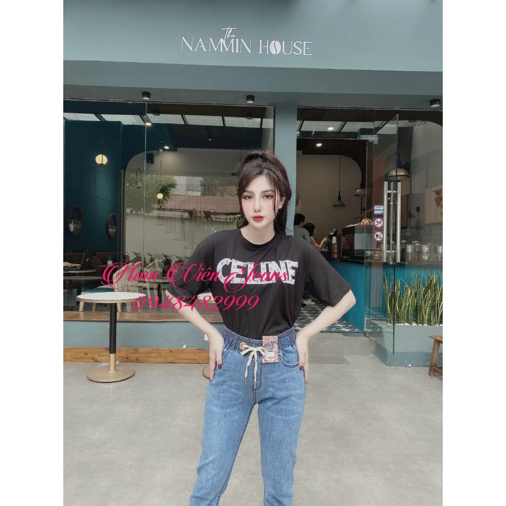 Quần Jeans Nữ Cạp Chun 3061 Cạp Cao