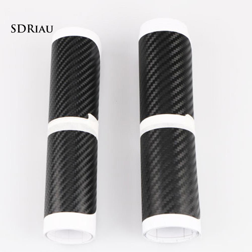 Set 4 Miếng Dán Carbon Bảo Vệ Bàn Đạp Cửa Xe Ô Tô Kèm Phụ Kiện