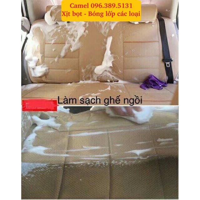 Chai Xịt Bọt Đa Năng Vệ Sinh Ghế Da Nội Thất Ô Tô, Nội Thất Gia Đình Foam Cleaner Màu Vàng Camel cao cấp