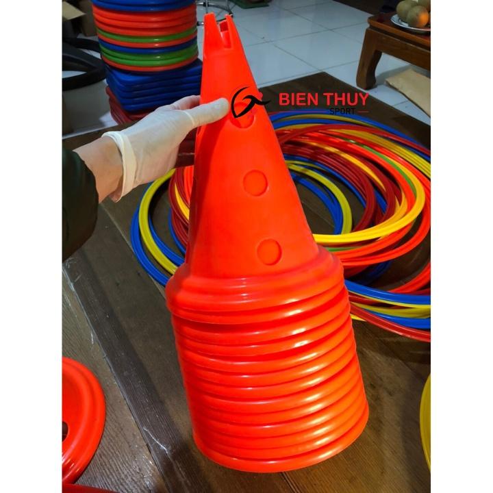 Combo 5 chiếc Nấm tập chiến thuật, Marker, cone chơi thể thao Bóng Đá Rào Cản Nhựa