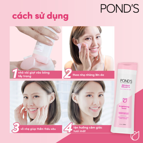 Nước hoa hồng POND'S làm sáng da Chống Oxi Hoá cân bằng pH se khít lỗ chân lông 150ml