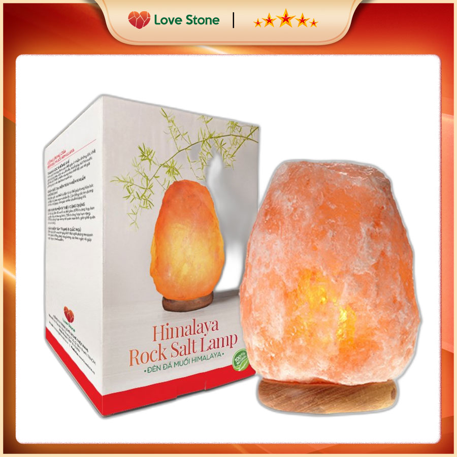 Đèn đá muối tự nhiên Himalaya Love Stone