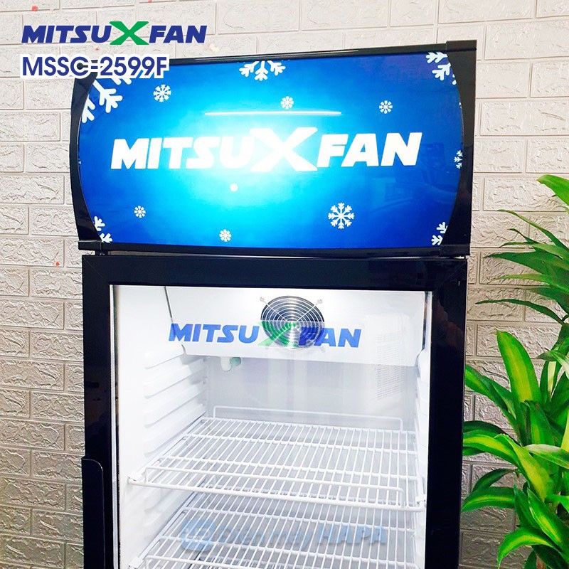 Tủ Mát Cao Cấp MITSUXFAN MSSC-2599F 250 Lít, Digital Inverter, Công Nghệ LOW-E, Kính Cường Lực Kép - Hàng Chính Hãng