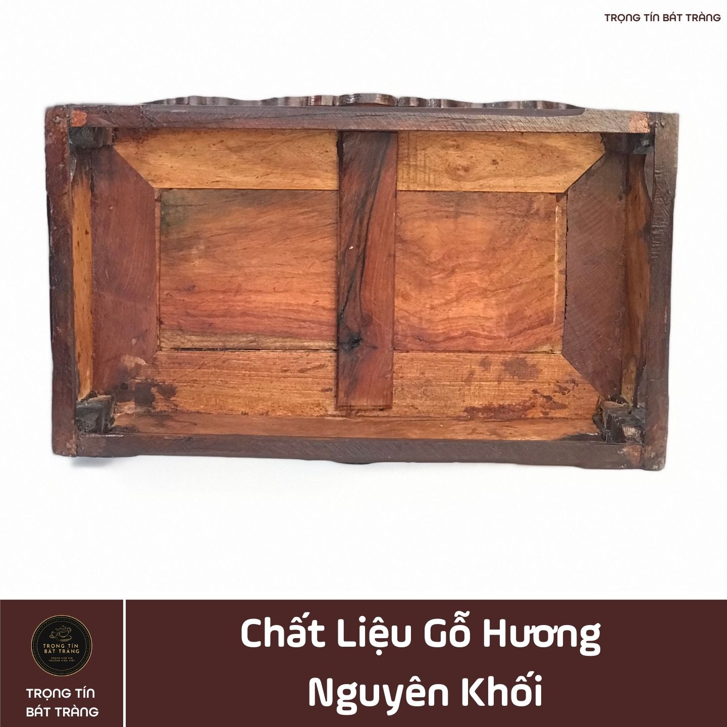 Khay Trà Gỗ Hương Hình Chữ Nhật  Kích Thước 35*20*11 cm KT 85