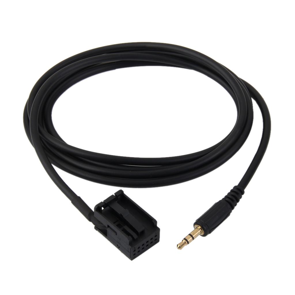 1.5M Car 3.5mm AUX Audio Adapter Cable for Focus Fiesta MK2 C-Max S-Max
