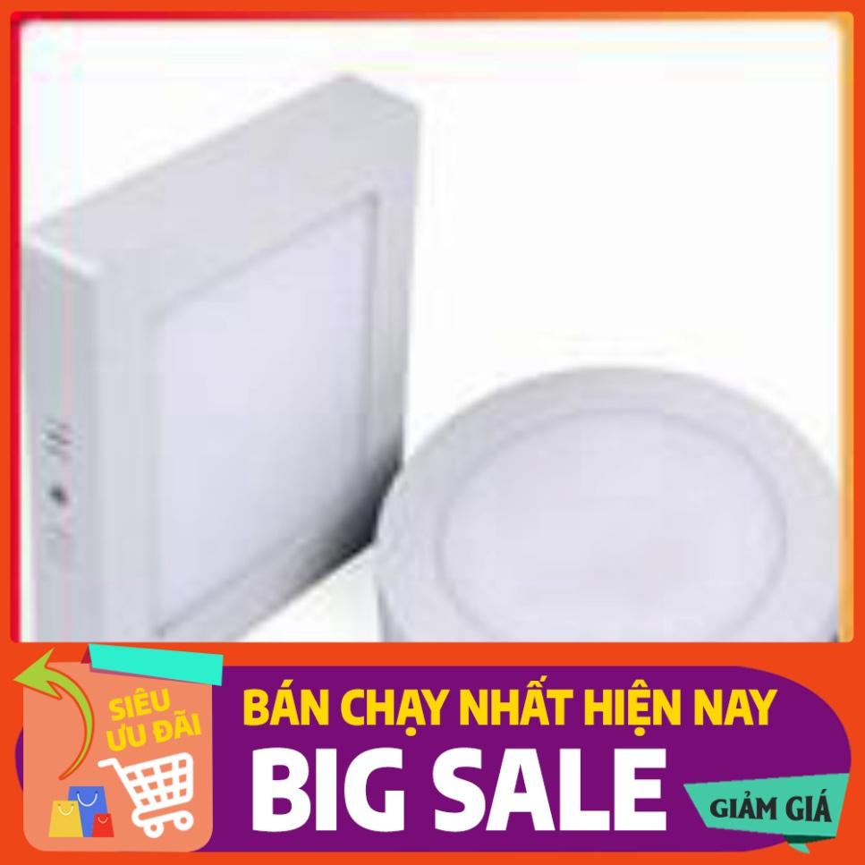 ĐÈN ỐP TRẦN NỔI, ĐÈN PANEL CHIẾU SÁNG 24W TRÒN VUÔNG Trắng Vàng